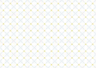 星のチェックパターン、格子状、ドット、背景素材