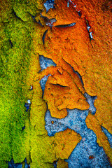 graffiti on the wall, old texture paint ,grunge background	