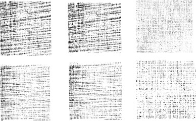 Obraz premium Black Paint Brush Stroke Set Vector