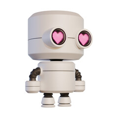 Valentine Cylinder Robot Side View