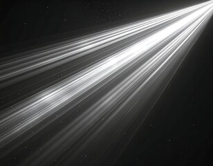 Diagonal bright rays of light emanate from the upper right corner