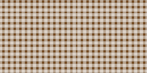 Christmas rhombus seamless pattern. Xmas plaid texture with gold line and stars. brown argyle geometric diamond abstract pattern. Christmas wrapping. Vector illustration isolated on brown background.