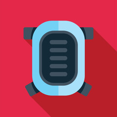 Obraz premium Knee pad providing protection for athletes and workers using a flat design