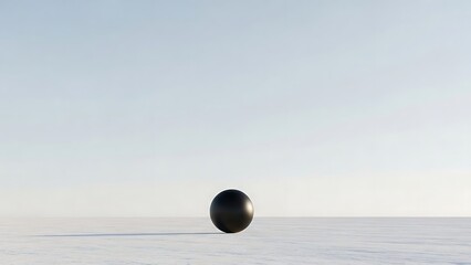 Glass sphere reflecting a blue ocean sunset on a beach under a dark evening sky with light and clouds