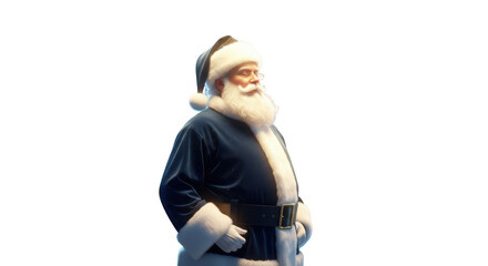 Naklejka premium Merry Christmas With Santa Claus
