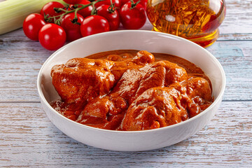 Indian cuisine - butter chicken masala