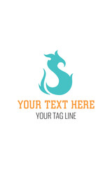S symbol logo design vector