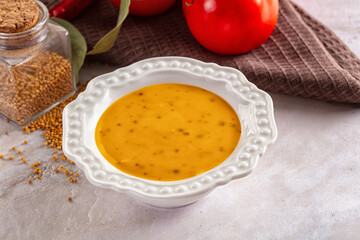 Honey and mustard sauce flavor seasoning dip