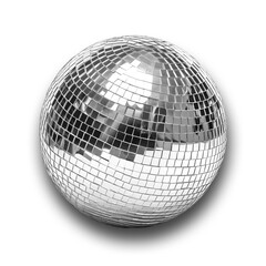 Sparkling Disco Ball on White Background.PNG