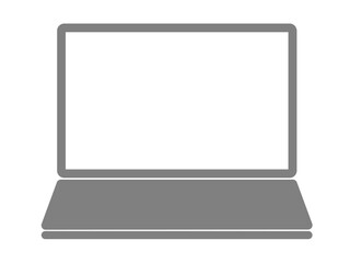 ノートパソコンのマーク（PCシルエット）