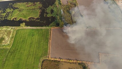 Climate change, Agriculture burning release carbon