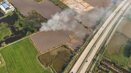 Climate change, Agriculture burning release carbon