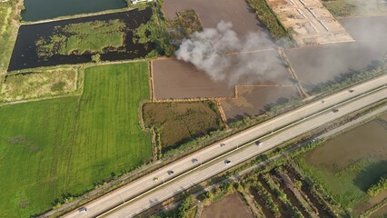 Climate change, Agriculture burning release carbon