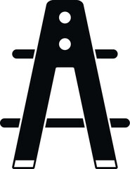 Step ladder icon representing climbing, progress, construction, and repair work