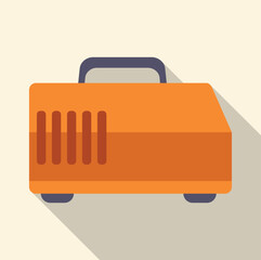 Orange welding machine with an inverter for industrial construction work