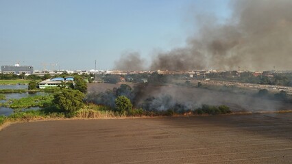 Climate change, Agriculture burning release carbon