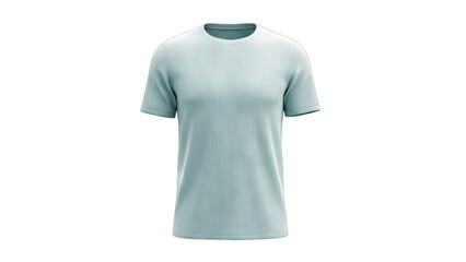 Mint Green T-Shirt Isolated on White Background