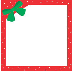 Merry Christmas ornament background bow red