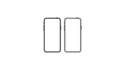 Detailed black window frame illustration with glass panes isolated on transparent background