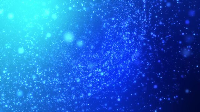 パーティクル　キラキラ　背景　青　ループ
