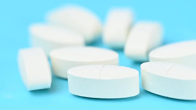 Video of white pills