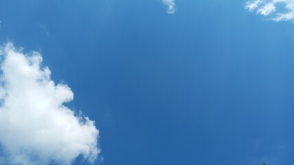 blue sky with clouds
