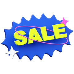 sale badge 3d icon
