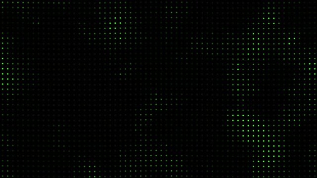 Abstract creative motion dot black background. Video animation Ultra HD 4k footage.