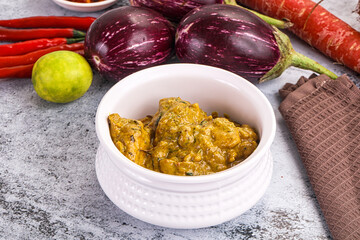 Indian chicken masala corma curry