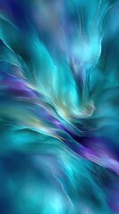 Abstract Colorful Swirling Design