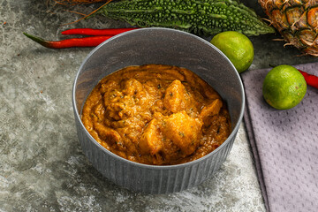 Indian cuisne - Chicken massala with sauce