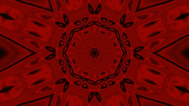 A tunnel effect with strong red colors. The motion creates a continuous pattern that moves smoothly in a rhythmic way, perfect for screensaver use.