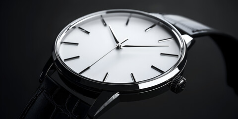 Elegant Timepiece with Sapphire Glass High Detail Watch Mockup