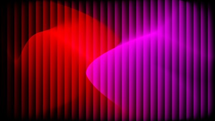Energetic abstract art with glowing red and magenta light forms. This modern, dark background with a linear pattern is perfect for vibrant digital concepts.