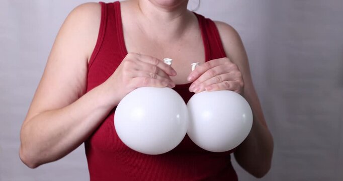 This presentation discusses breast sagging due to pregnancy and aging. It covers options for surgical procedures and the impact on health and body image. High quality 4k footage
