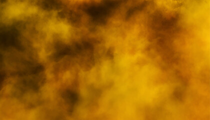 Golden Smoky Abstract Texture Background