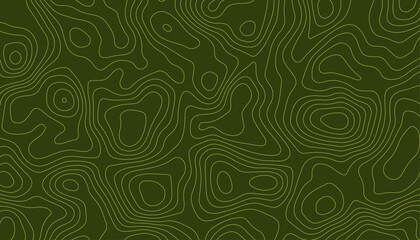 Abstract Topographic Contour Map Pattern Background