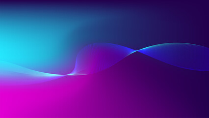 abstract purple background with waves