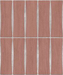 Fototapeta premium Modern seamless geometric pattern with natural textures: marble, wood, stone, cement, terrazzo. Ideal for interior design, wallpaper, packaging, textiles, tiles, and parquet flooring. 