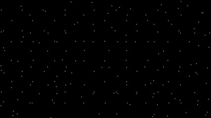 Pixel art falling snow. Retro video-game style seamless loop animation of snowfall on black background - Powered by Adobe
