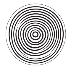 black and white spiral