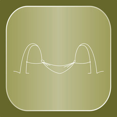 Simple line art drawing design