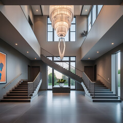 modern chandelier Generative AI