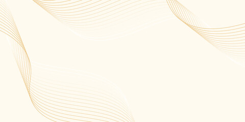 Abstract orange waves on light orange backdrop. background vector modern design eps10