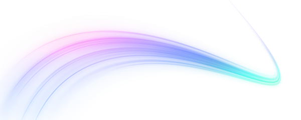 Cyan and pink neon streaks collide in a dynamic wave of motion. Dark background enhances glowing energy flow. Great for futuristic speed and technology visuals. PNG