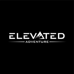 Elevated Adventure logo with mountain peak in A letter.