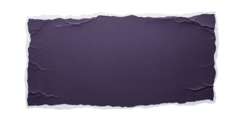 Torn Dark Purple Paper Texture Background: Grunge Rough Edge Scrapbook Element