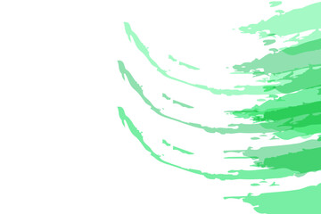 A pool of blended pastel ink, looking like a slick of watercolor on a pristine surface.