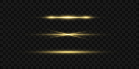 Soft yellow neon line forms smooth luminous ribbons with subtle shimmer waves. Dynamic motion effect conveys elegance and energy. Yellow line vector.