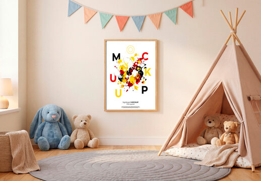 Nursery Poster Mockup